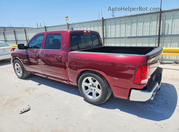 1C6RR6LT2KS604864 2019 RAM 1500 Бордовый Задняя левая четверть