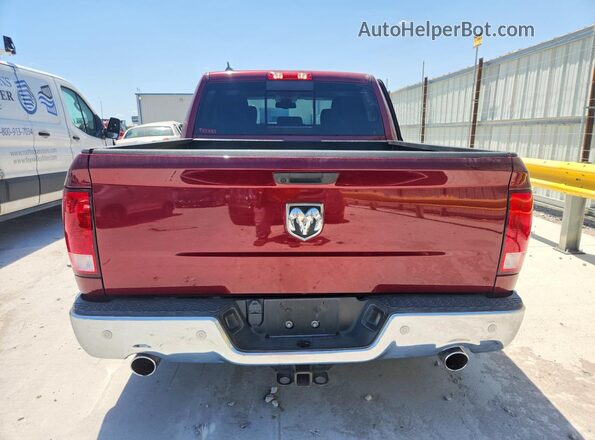 1C6RR6LT2KS604864 2019 RAM 1500 Бордовый Вид сзади