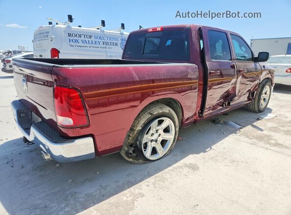 1C6RR6LT2KS604864 2019 RAM 1500 Бордовый Задняя правая четверть