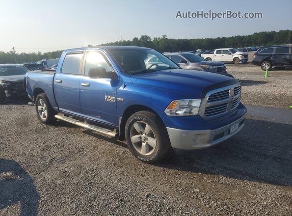 1C6RR6LT4JS105661 2018 RAM 1500 Blue Delantero derecho