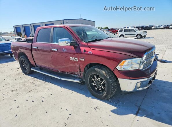 1C6RR6LT4JS238940 2018 RAM 1500 Бордовый Передняя правая четверть