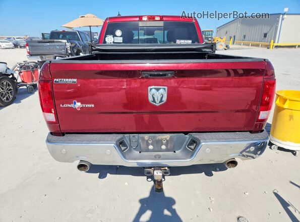 1C6RR6LT4JS238940 2018 RAM 1500 Бордовый Вид сзади