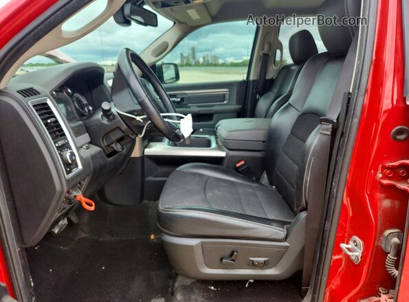 1C6RR6LT5HS683875 2017 RAM 1500 Red Front interior view