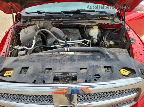 1C6RR6LT5HS683875 2017 RAM 1500 Red Rear interior view