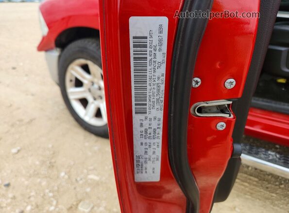 1C6RR6LT5HS683875 2017 RAM 1500 Red Engine compartment view