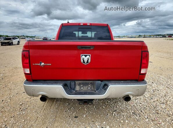 1C6RR6LT5HS683875 2017 RAM 1500 Red Rear view