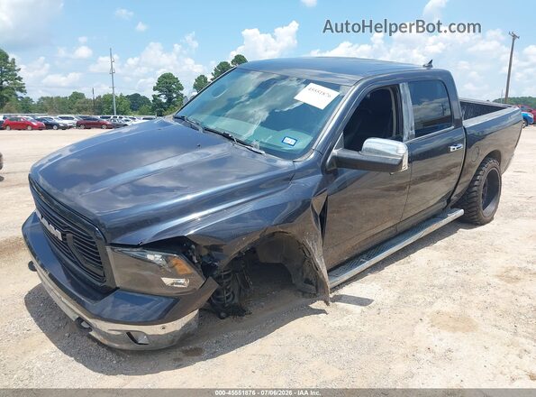 1C6RR6LT5HS752225 2017 RAM 1500 Синий Передняя левая четверть