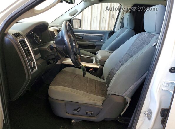 1C6RR6LT5KS529500 2019 RAM 1500 White Front interior view