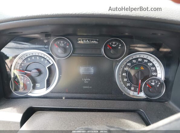 1C6RR6LT5KS537161 2019 RAM 1500 CLASSIC Gray Vista de los asientos traseros
