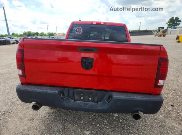 1C6RR6LT5KS704201 2019 RAM 1500 Red Rear view