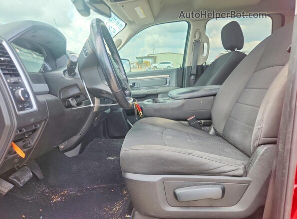 1C6RR6LT5KS704201 2019 RAM 1500 Red Front interior view