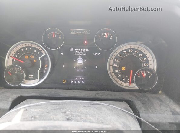 1C6RR6LT7GS403419 2016 RAM 1500 White Rear seats view