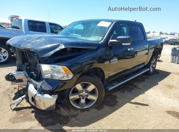 1C6RR6LT7HS822064 2017 RAM 1500 Black წინა მარცხენა ხედი სამი მეოთხედიდან