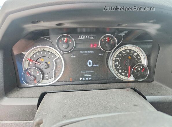 1C6RR6LT7KS586409 2019 RAM 1500 Black ხელსაწყოთა პანელის ხედი