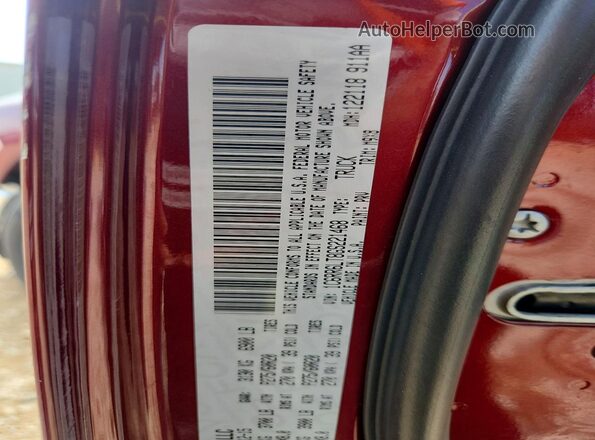1C6RR6LT8GS221468 2016 RAM 1500 Burgundy Շարժիչի բաժամունքի տեսք