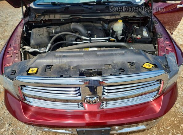 1C6RR6LT8GS221468 2016 RAM 1500 Burgundy Սալոնի հետևի տեսք