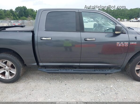1C6RR6LT8HS506253 2017 RAM 1500 Gray Rear interior view