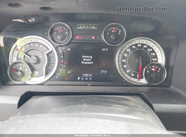 1C6RR6LT8HS506253 2017 RAM 1500 Gray Rear seats view