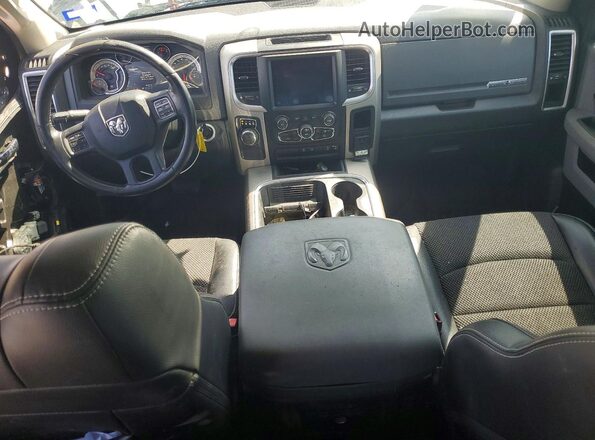 1C6RR6LT9JS105493 2018 RAM 1500 Black წინა პანელის ხედი