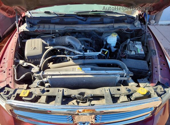 1C6RR6LT9KS549538 2019 RAM 1500 Red უკანა სალონის ხედი