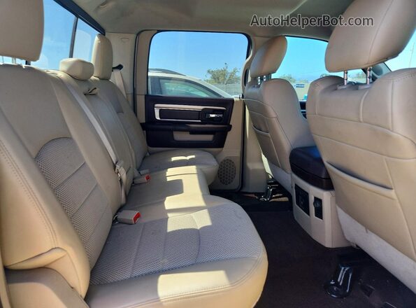 1C6RR6LTXJS188500 2018 RAM 1500 White Rear seats view