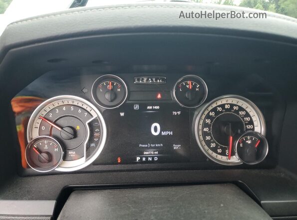 1C6RR6MTXGS405311 2016 RAM 1500 White Instrument cluster view