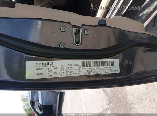 1C6RR6NT7GS107832 2016 RAM 1500 Серый Вид подкапотного пространства