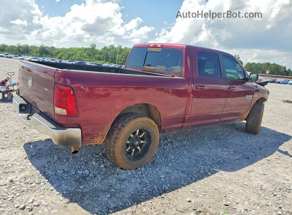 1C6RR6TT1KS657300 2019 RAM 1500 Burgundy Задня права чверть