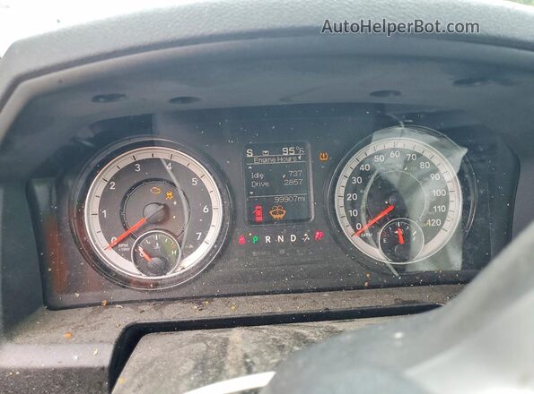 1C6RR6TT3MS550137 2021 RAM 1500 Белый Вид щитка приборов