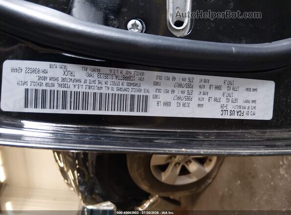 1C6RR6TT4LS135133 2020 RAM 1500 CLASSIC Black Вид підкапотного простору