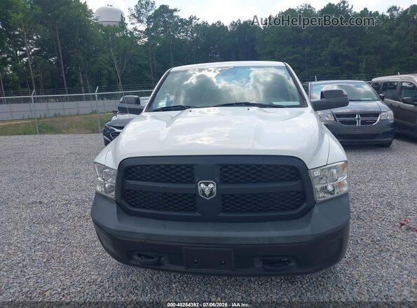1C6RR7FG1JS326221 2018 RAM 1500 White Вид щитка приладів