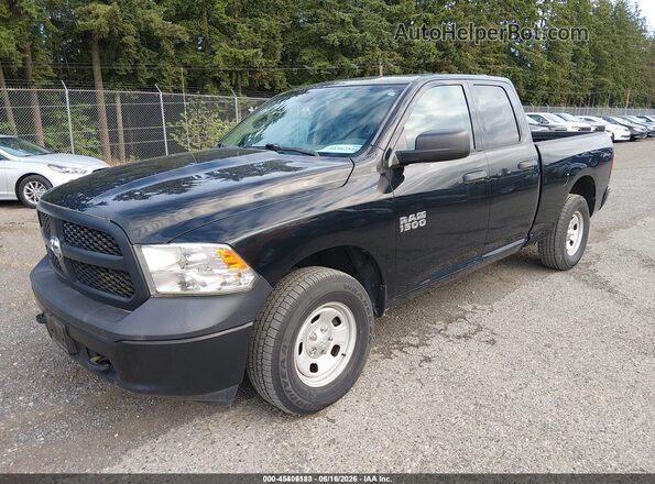 1C6RR7FG2GS390535 2016 RAM 1500 Черный Передняя левая четверть