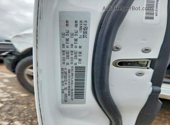 1C6RR7FG2GS417135 2016 RAM 1500 White Вид наклейки з VIN-кодом