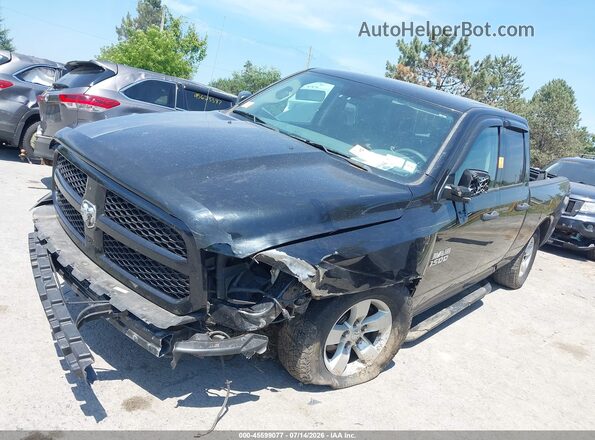 1C6RR7FG2HS534666 2017 RAM 1500 Black Առջևի ձախ երեք քառորդ տեսարան