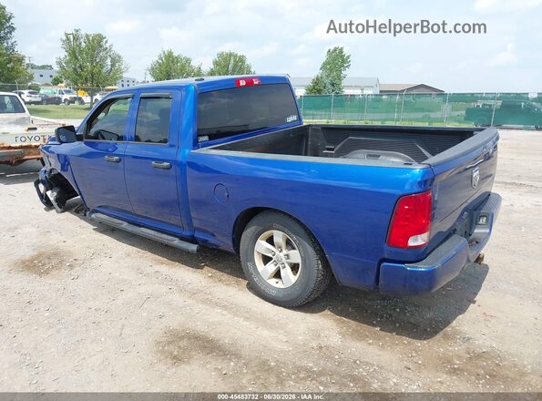 1C6RR7FG2JS263856 2018 RAM 1500 Blue Rear left