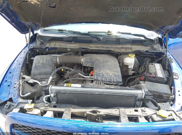 1C6RR7FG2JS263856 2018 RAM 1500 Blue Rear view