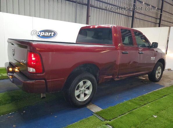 1C6RR7FG2JS343898 2018 RAM 1500 Maroon Հետևի աջ