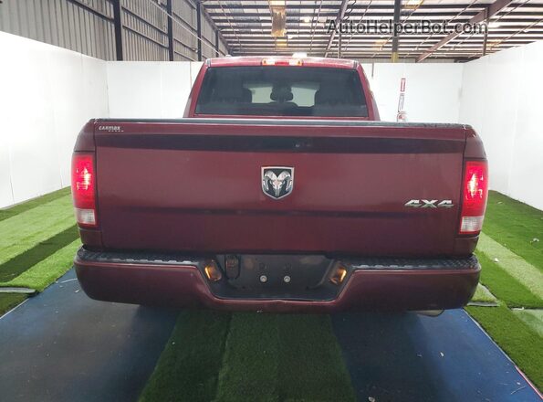 1C6RR7FG2JS343898 2018 RAM 1500 Maroon 
