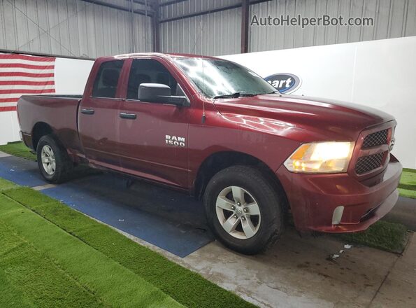 1C6RR7FG2JS343898 2018 RAM 1500 Maroon 