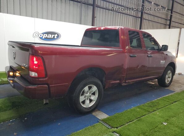 1C6RR7FG2JS343898 2018 RAM 1500 Maroon 
