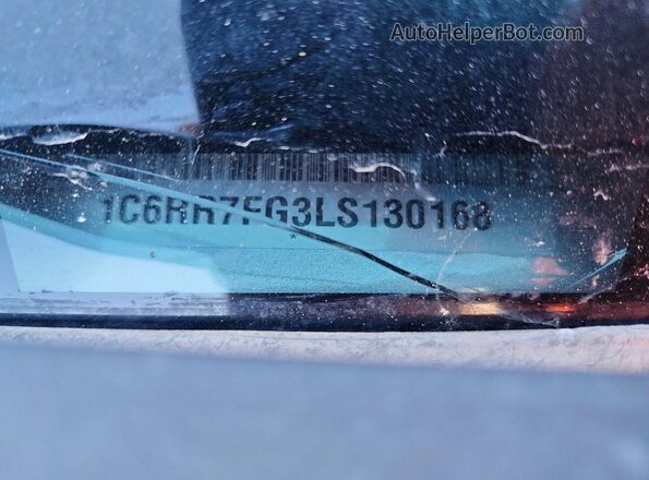 1C6RR7FG3LS130168 2020 RAM 1500 Серебряный Вид подкапотного пространства