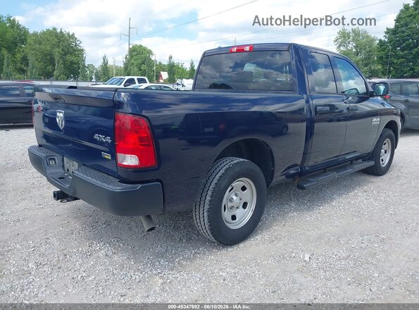 1C6RR7FG4JS326097 2018 RAM 1500 Синий Задняя правая четверть
