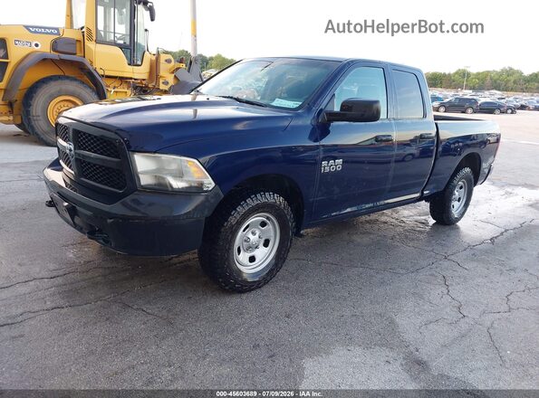 1C6RR7FG5GS108761 2016 RAM 1500 Blue Առջևի ձախ երեք քառորդ տեսարան