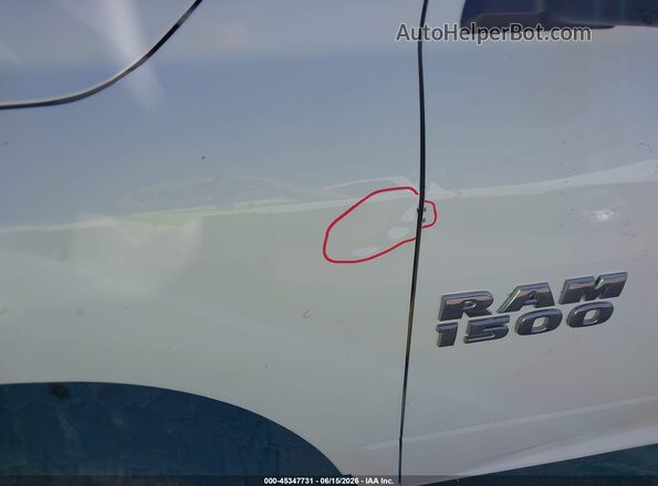 1C6RR7FG6JS306711 2018 RAM 1500 White Widok z przodu
