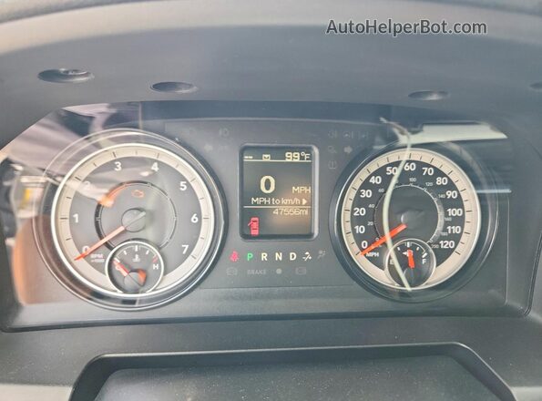 1C6RR7FG6MS524393 2021 RAM 1500 Silver Вид щитка приладів