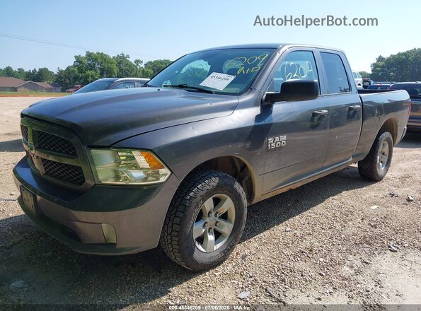 1C6RR7FG8JS203418 2018 RAM 1500 Gray Առջևի ձախ երեք քառորդ տեսարան