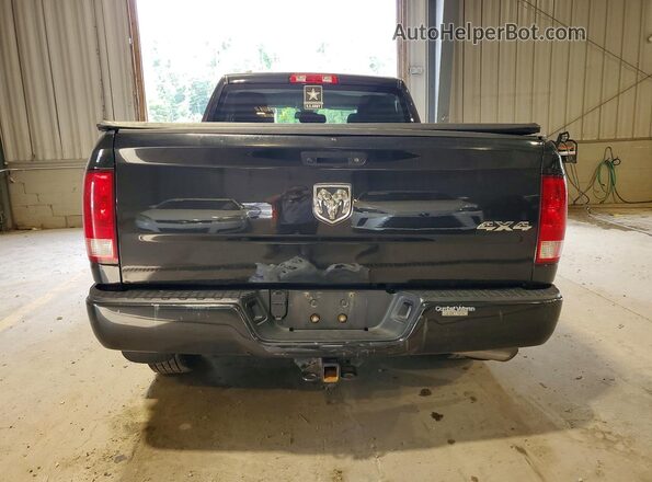 1C6RR7FG9JS102078 2018 RAM 1500 Black Вид ззаду