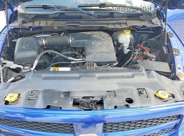 1C6RR7FGXHS618363 2017 RAM 1500 Blue Вид задньої частини салону
