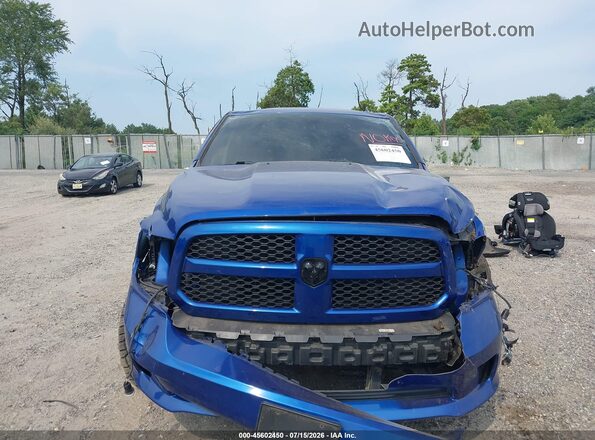 1C6RR7FGXKS631914 2019 RAM 1500 CLASSIC Blue წინა პანელის ხედი