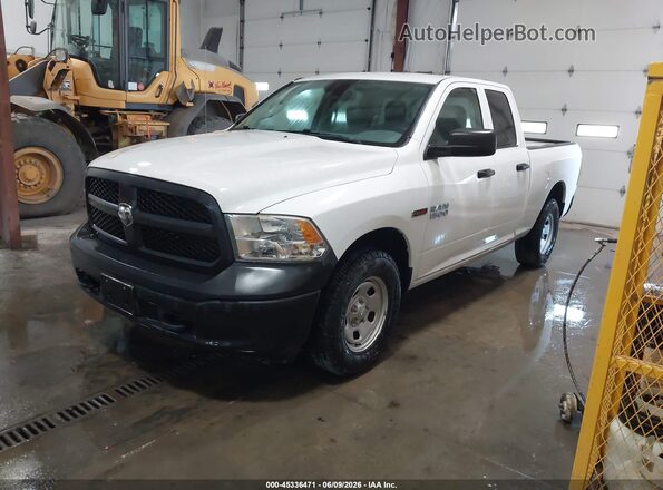 1C6RR7FM5GS284991 2016 RAM 1500 White წინა მარცხენა ხედი სამი მეოთხედიდან